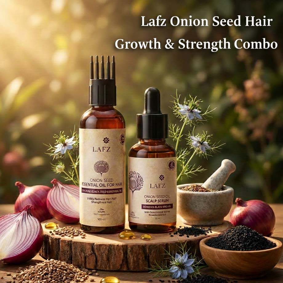 Lafz Onion Seed Hair Growth & Strength Combo