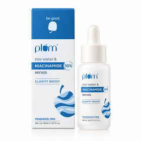 Plum Rice Water & Niacinamide Clarity Boost Serum (30ml)