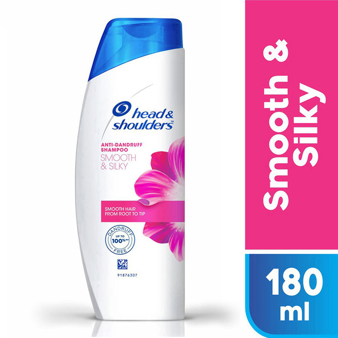Head & Shoulders Smooth and Silky Anti Dandruff Shampoo (180ml)