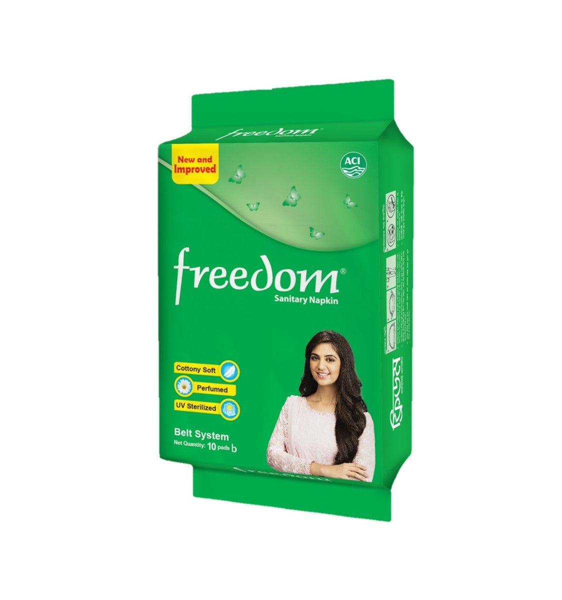 Freedom Sanitary Napkin - Belt System