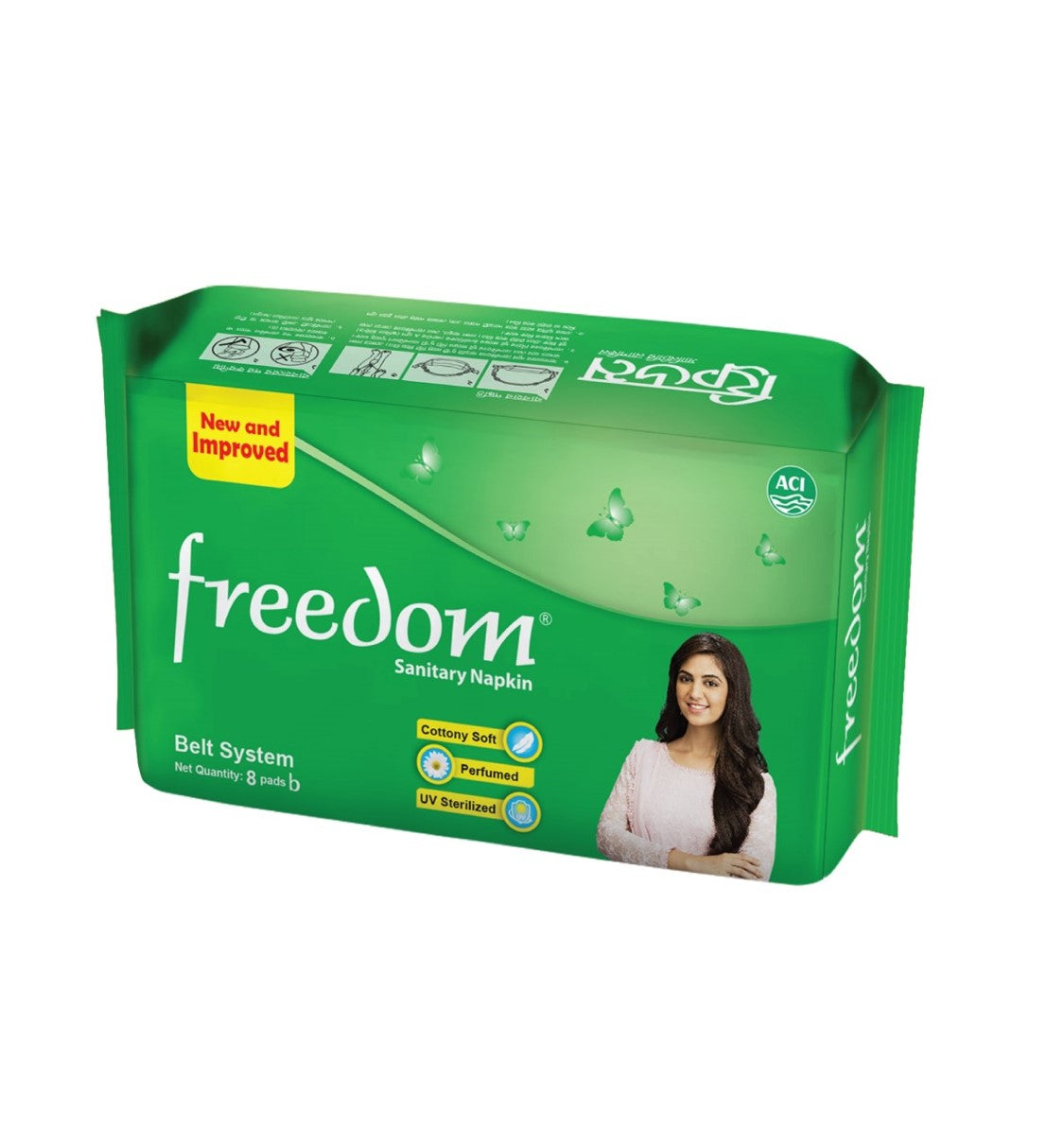 Freedom Sanitary Napkin - Belt System