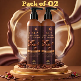 Lafz Cocoa Butter Body Lotion 250ml - Pack of 02