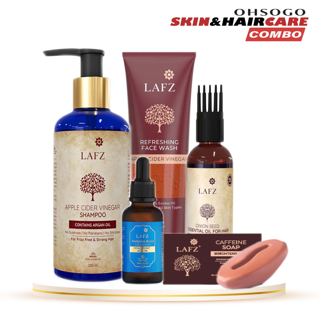 Lafz Hair & Skin Essentials Combo