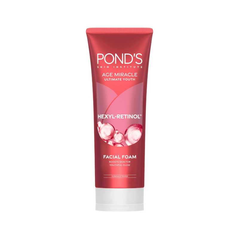 Ponds Age Miracle Ultimate Youth Hexyl Retinol Facial Foam - 90gm