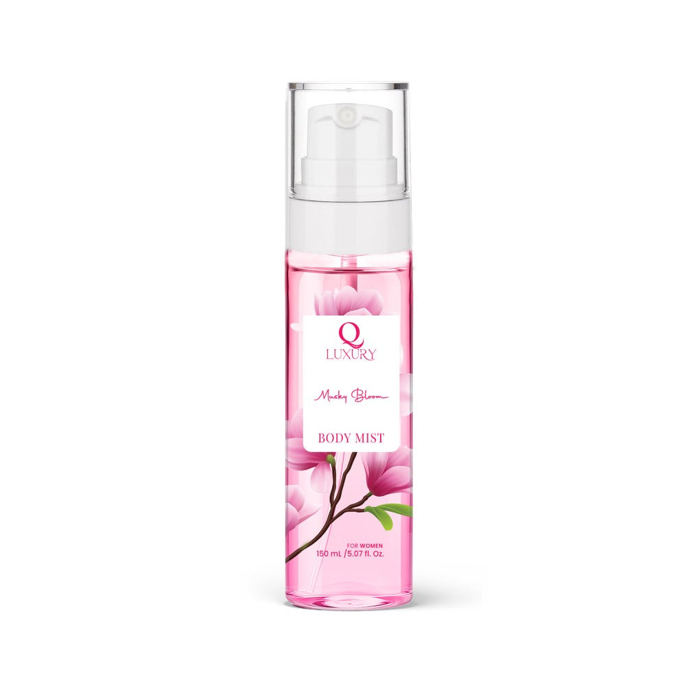 Qluxury Body Mist For Women - Musky Bloom (150ml)