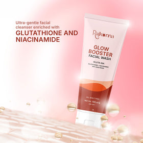Rajkonna Glow Booster Facial Wash Glutathione + Niacinamide With Jojoba Beads (100ml)