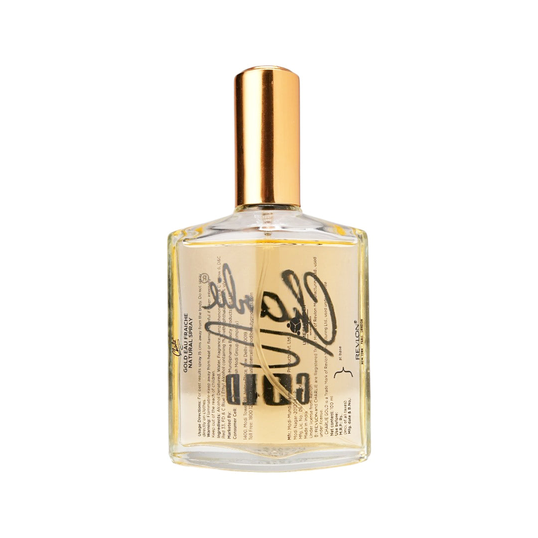 Revlon Charlie EAU FRAICHE Natural Spray (100ml) - Gold