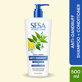 SESA Anti-Dandruff Shampoo + Conditioner (500ml)