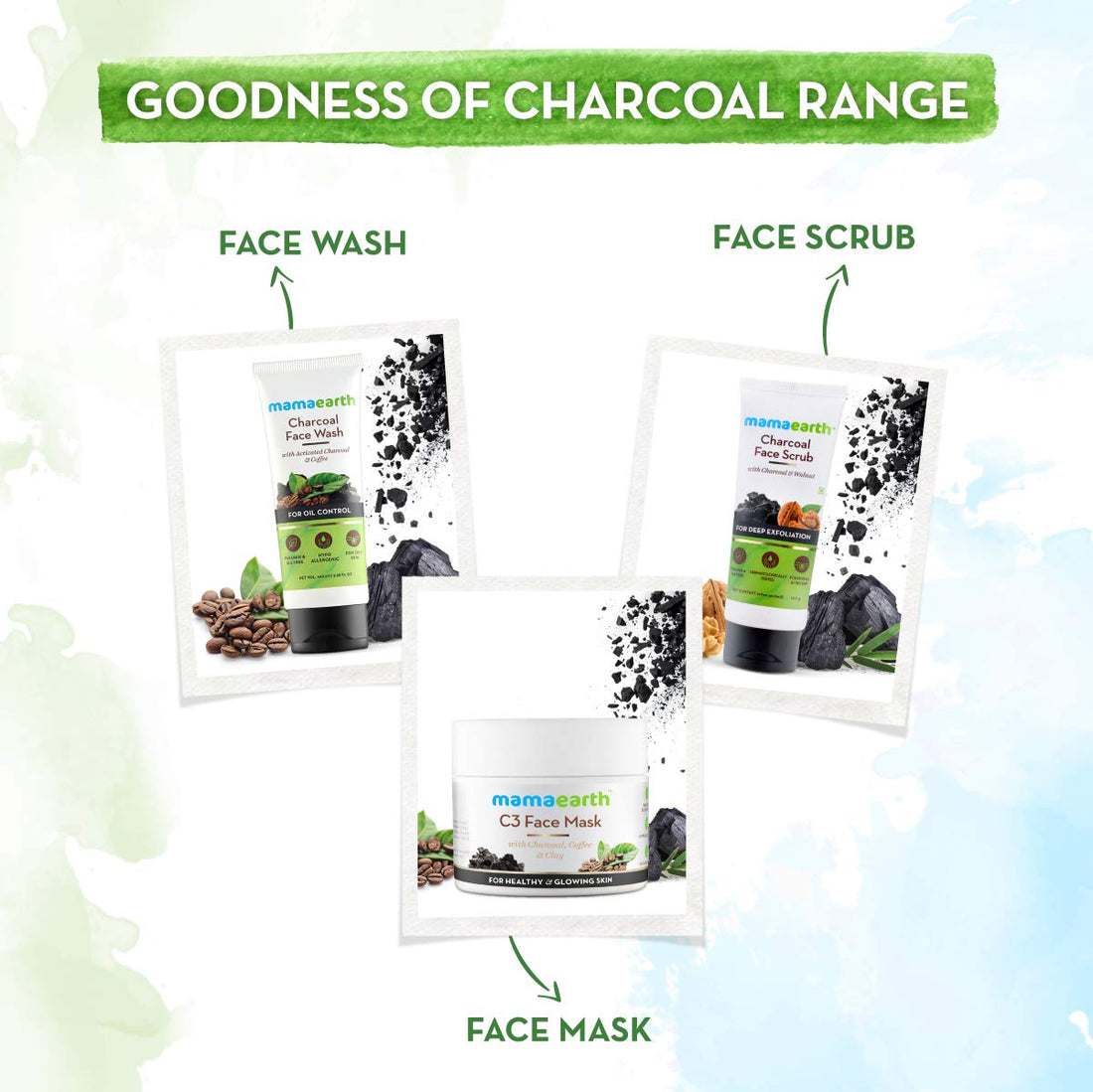 Mamaearth Charcoal Facewash (100ml)