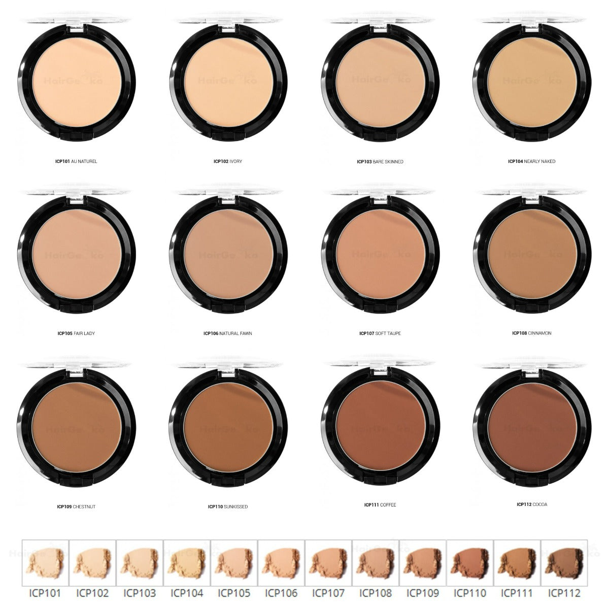 J.Cat Beauty Indense Mineral Compact Powder (10g)