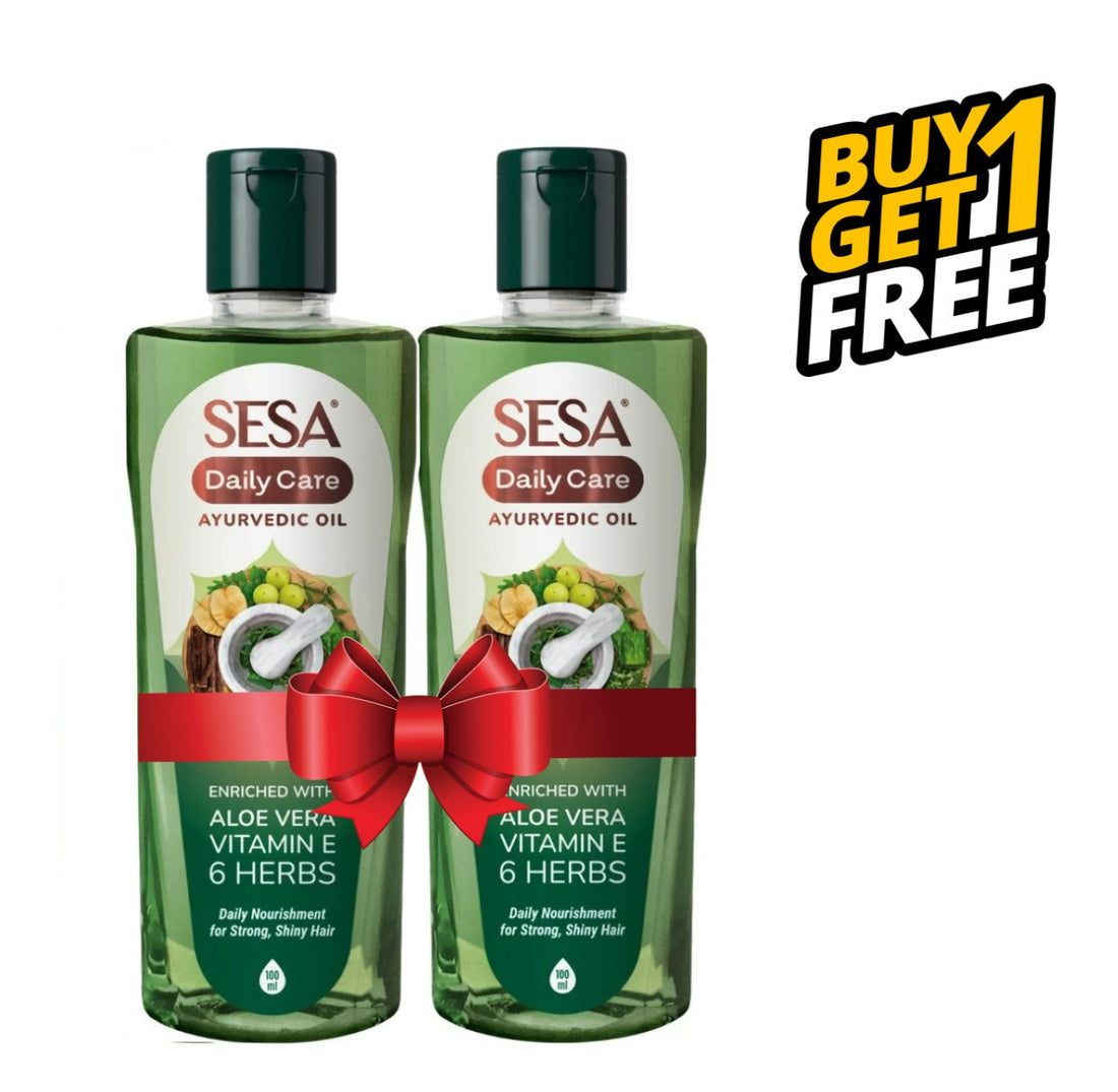 SESA Daily Care Herbal Hair Oil 100ml (Buy 1 Get 1 Free)