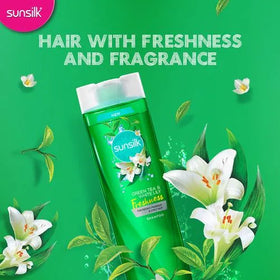 Sunsilk Green Tea and White Lily Freshness Shampoo