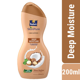 Parachute SkinPure Deep Moisture Lotion 200ml (Free Petroleum Jelly 50ml)