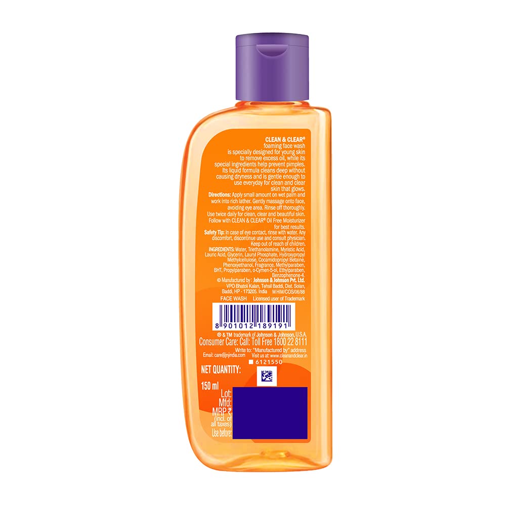 Clean & Clear Foaming Face Wash (150ml)
