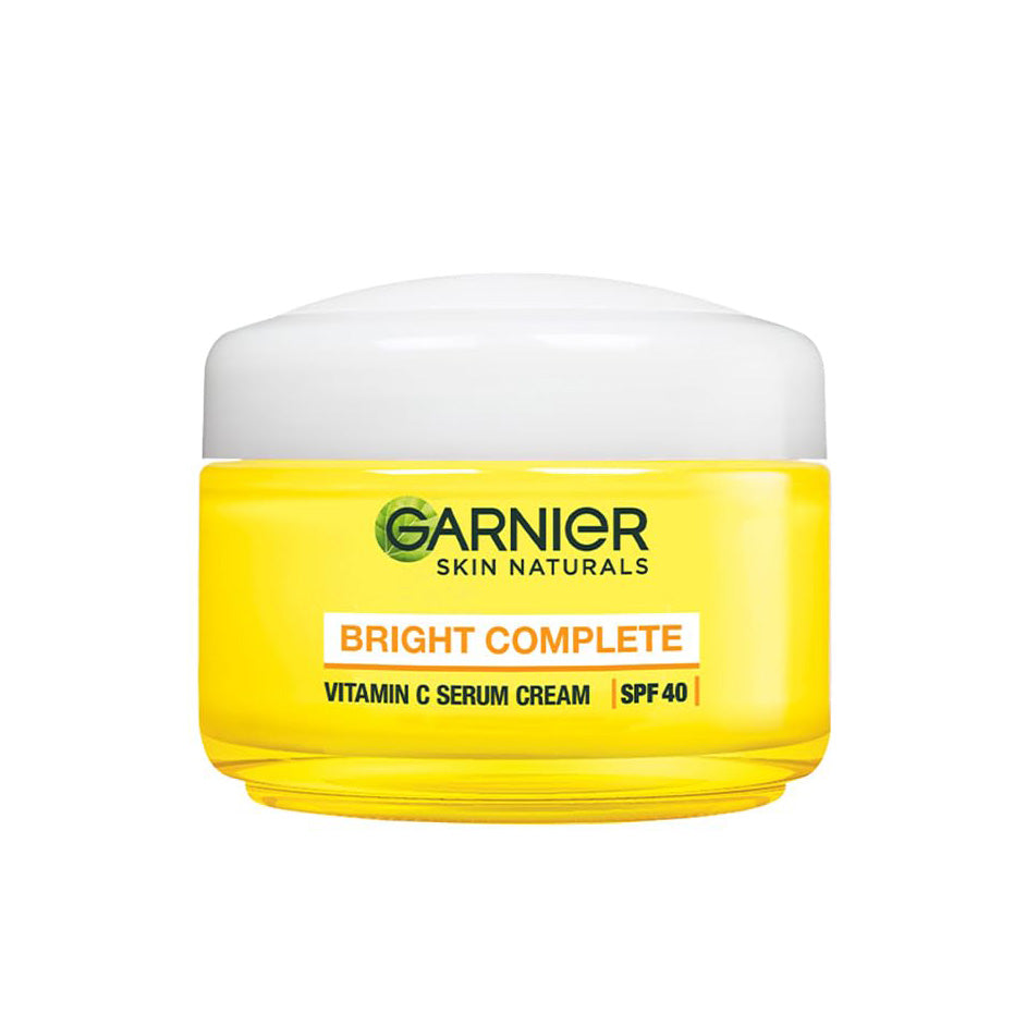 Garnier Bright Complete Vitamin C Serum Cream with SPF 40/PA +++ (45gm)