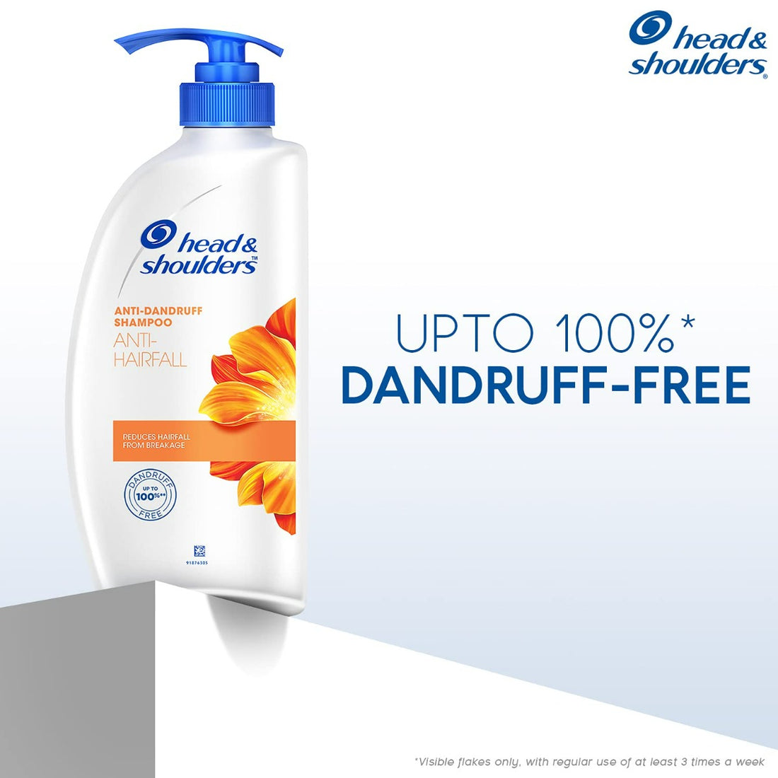 Head & Shoulders Anti-Hairfall Anti-Dandruff Shampoo for Women and Men (650ml)