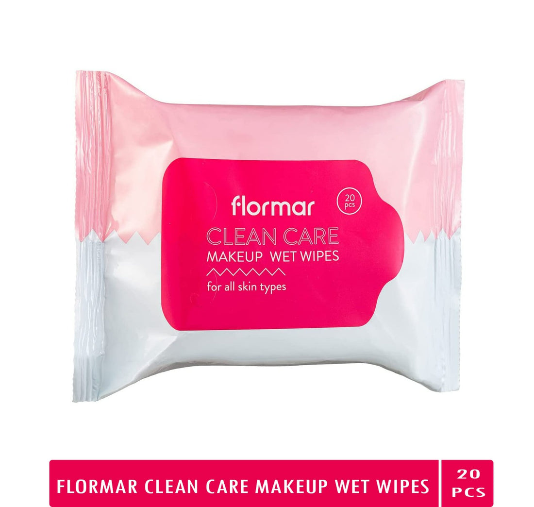 Flormar Clean Care Makeup Wet Wipes x20