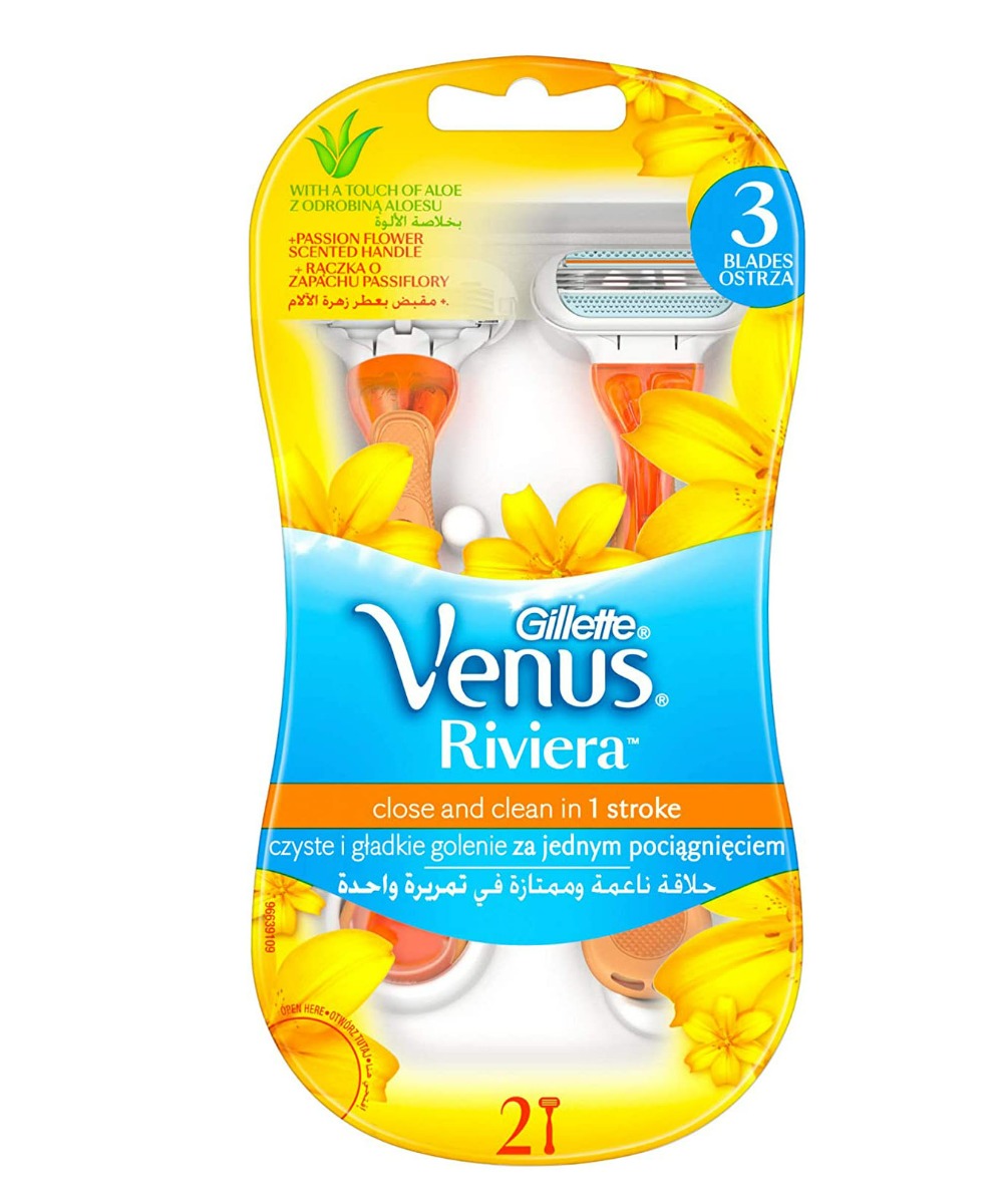 Gillette Venus Riviera Disposable Razor for Women - 2pcs