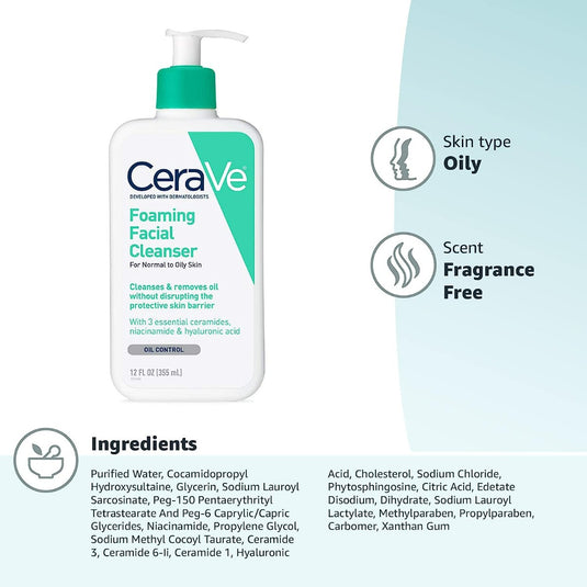 CeraVe Foaming Facial Cleanser (237ml)