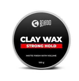 Beardo Strong Hold Clay Wax For Men (100gm)