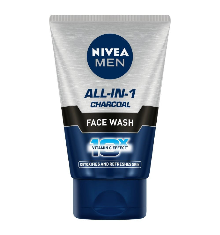 Nivea Men All In 1 Charcoal Face Wash (100g)