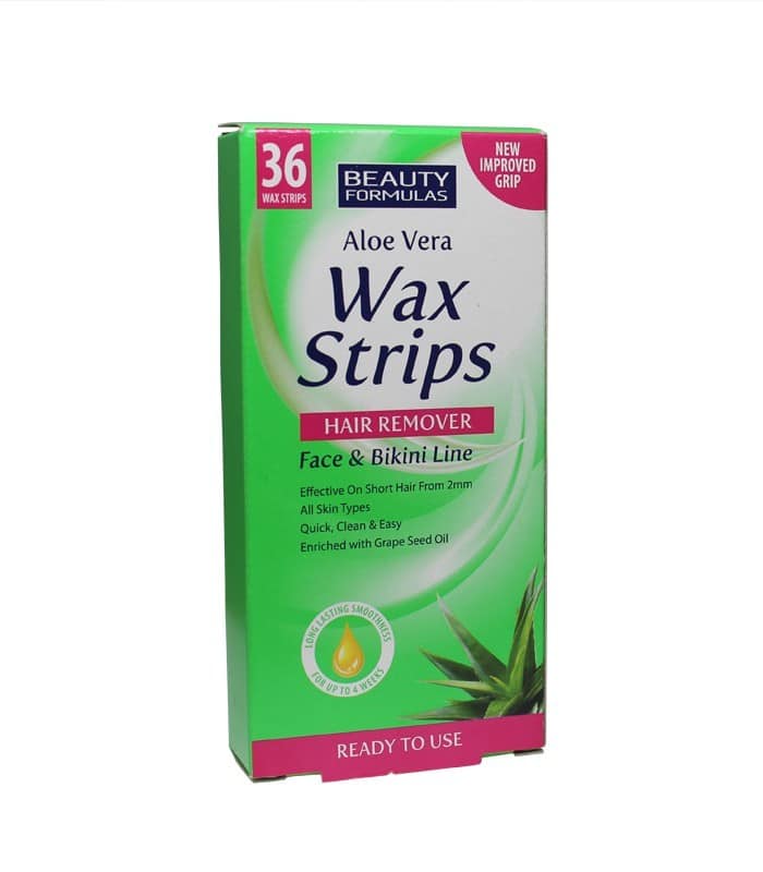 Beauty Formulas Hair Removal Wax Strips - Face and Bikini Line