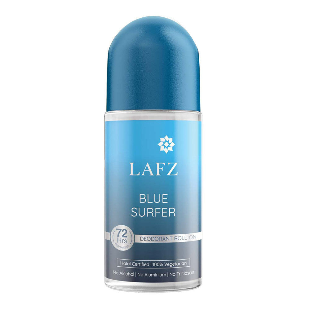 LAFZ No Alcohol Roll On Deodorant Blue Surfer for Men (50ml)
