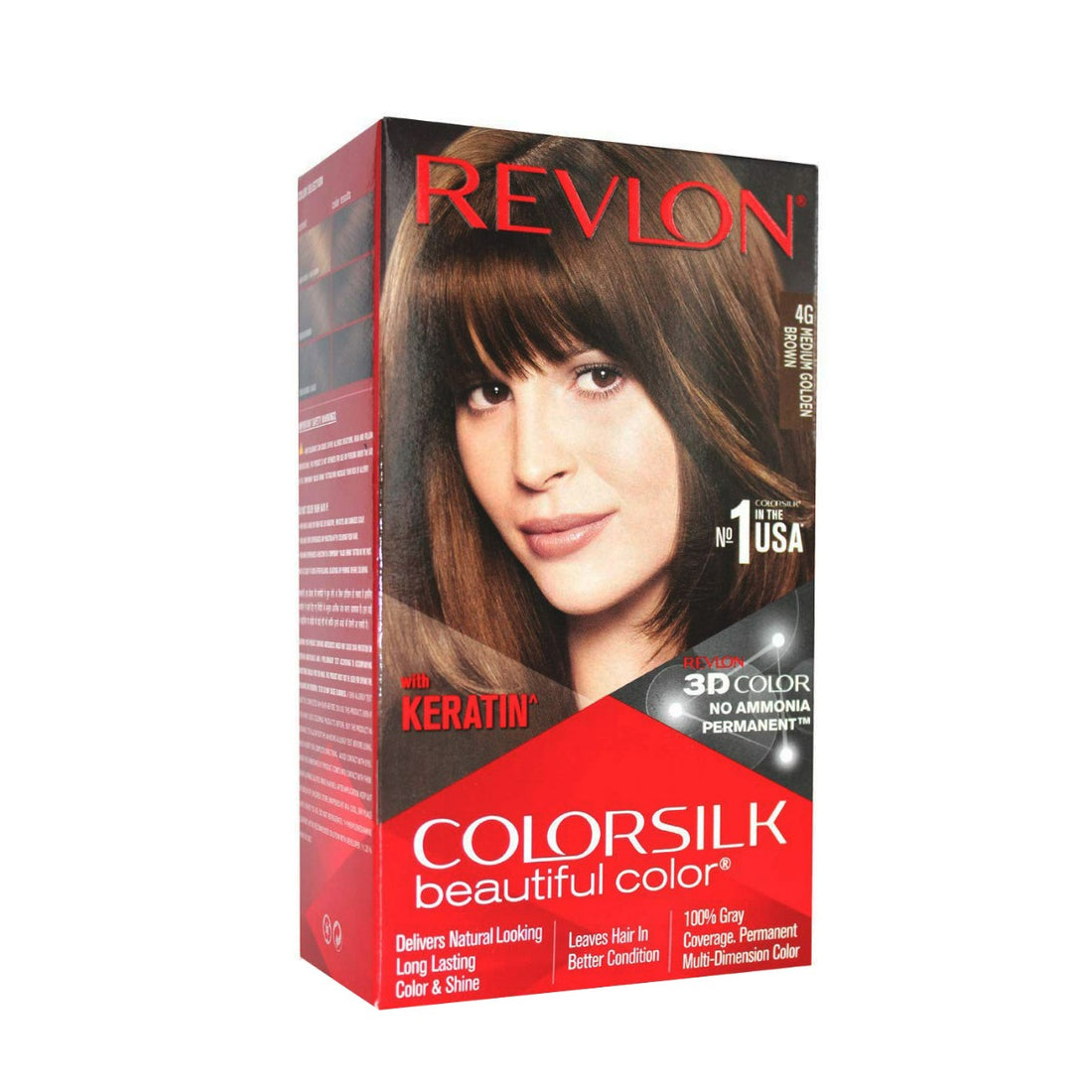 Revlon Hair Colour 4G Medium Golden Brown (80ml)