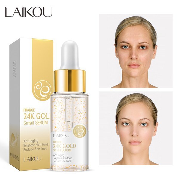 Laikou France 24k Gold Snail Serum (17ml)