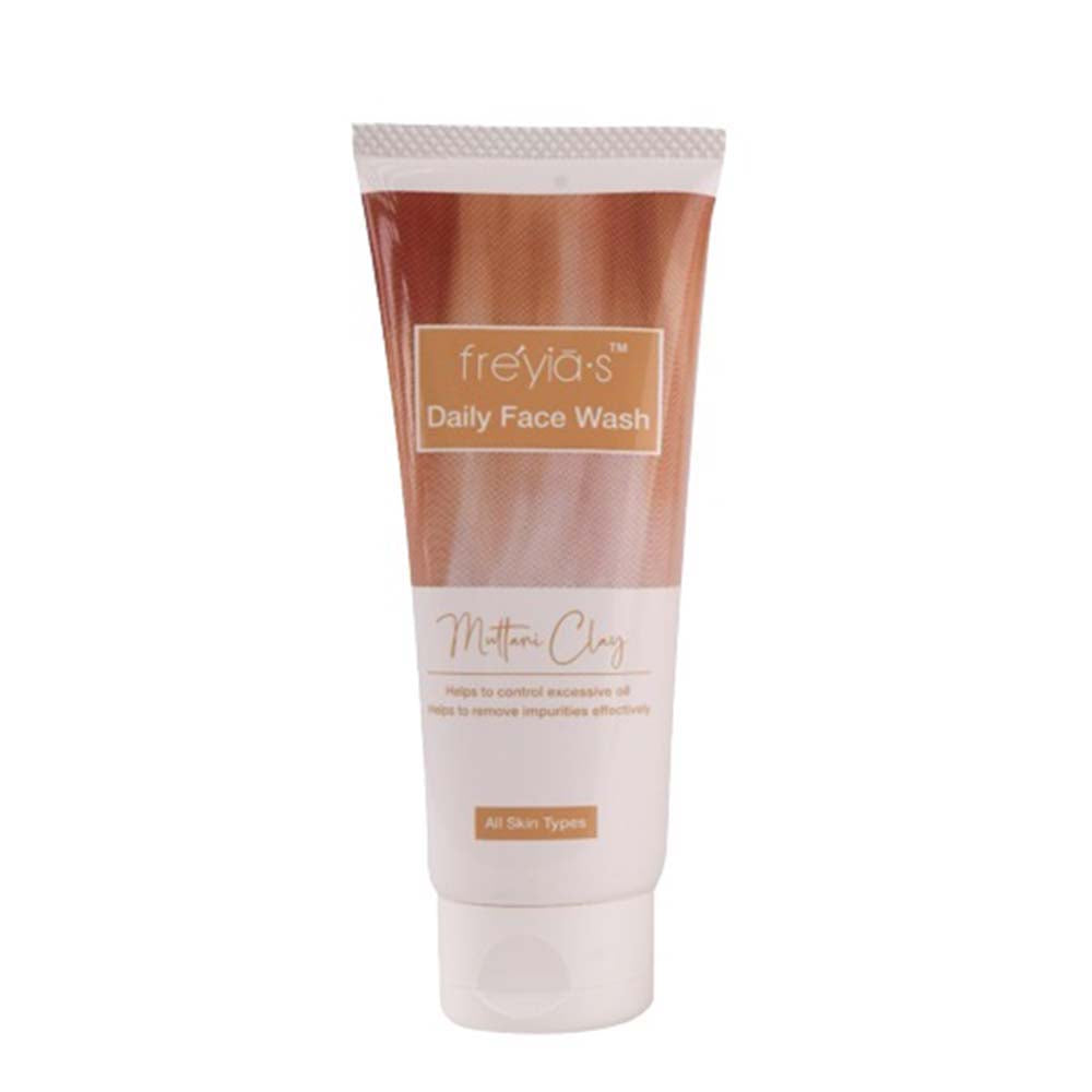 Freyias Daily Face Wash (60ml) - Multani Clay
