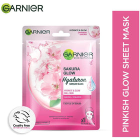Garnier Sakura Glow Serum Sheet Mask (28gm)
