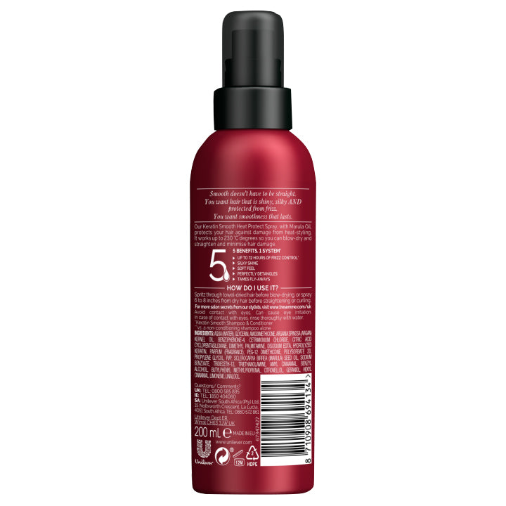Tresemme Keratin Smooth Heat Protect Spray (200ml)