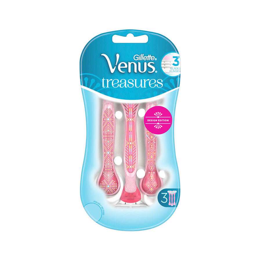 Gillette Venus Treasures 3 Blades Disposable 3in1 Razor