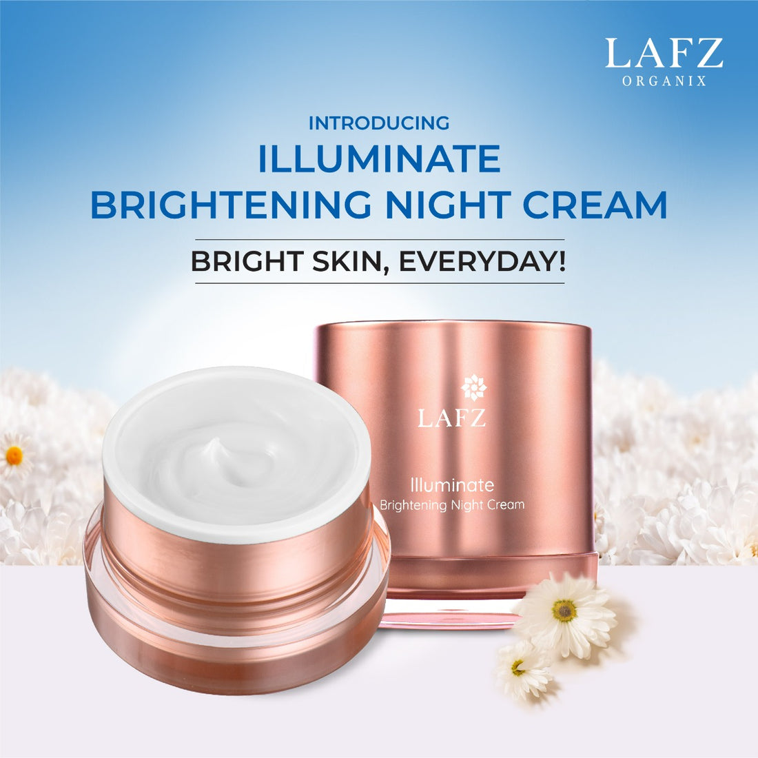 LAFZ Organix Illuminate Brightening Night Cream (50gm)