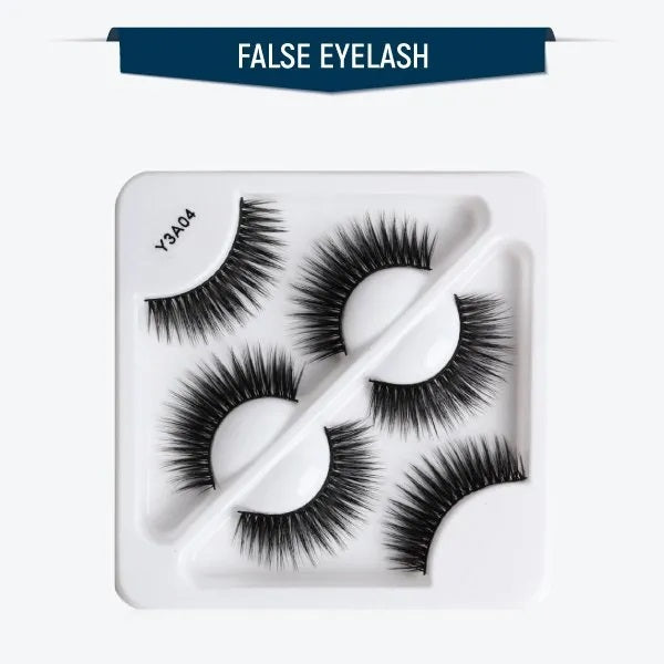MAANGE 3 Pair 3D Eyelashes - Y3A04