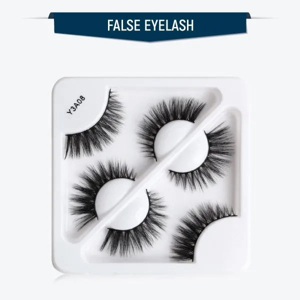 MAANGE 3 Pair 3D Eyelashes - Y3A08