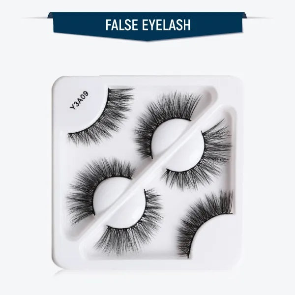 MAANGE 3 Pair 3D Eyelashes - Y3A09