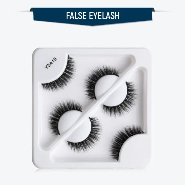 MAANGE 3 Pair 3D Eyelashes - Y3A10