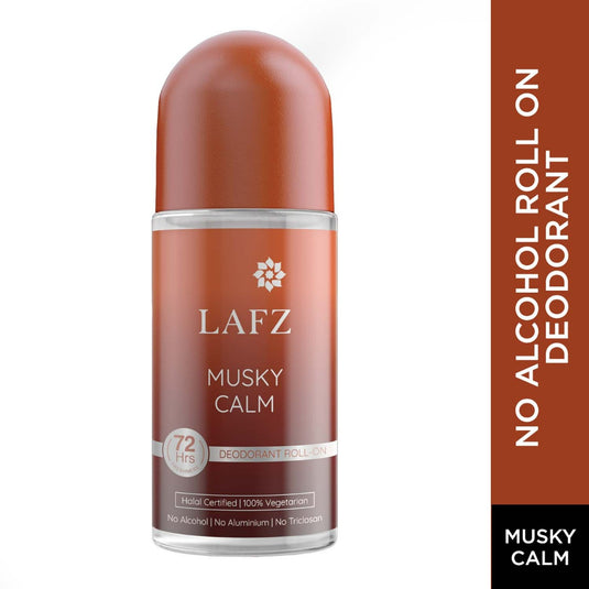 LAFZ No Alcohol Roll On Deodorant Musky Calm for Men (50ml)