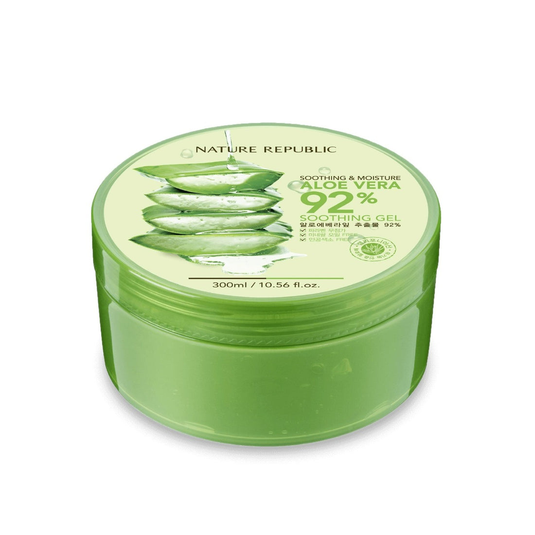 Nature Republic Soothing & Moisture Aloe Vera 92% Soothing Gel (300ml)