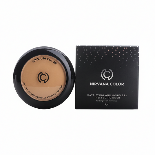 Nirvana Color Mattifying And Poreless Pressed Powder (15g)