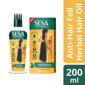 SESA Herbal Hair Oil 200ml and (FREE Onion Anti-Hair Fall Shampoo 100ml)