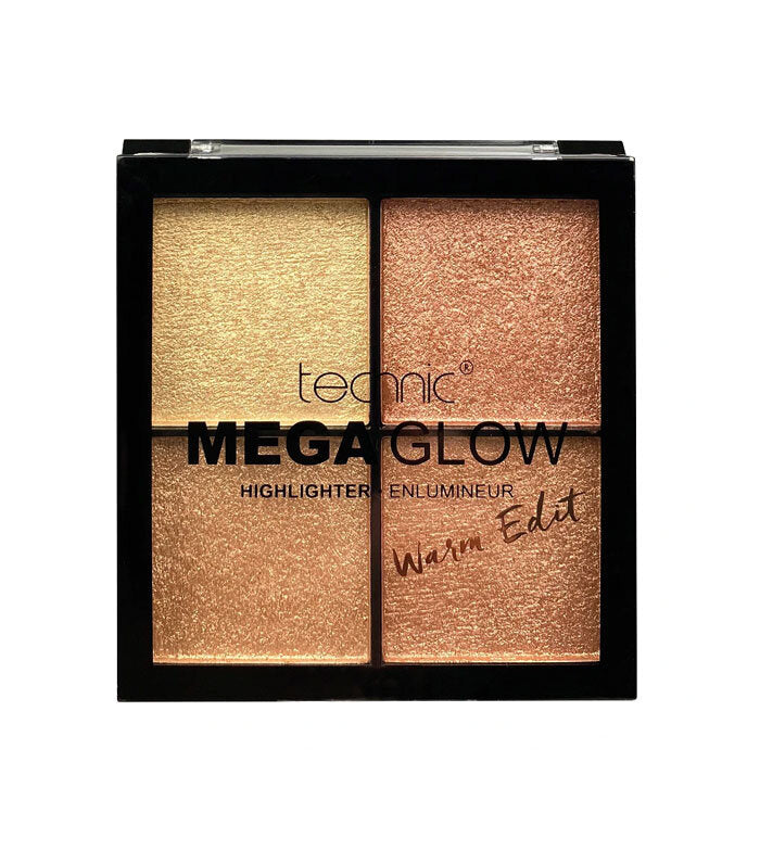 Technic Mega Glow Highlighter Palette - Warm Edition (10g)