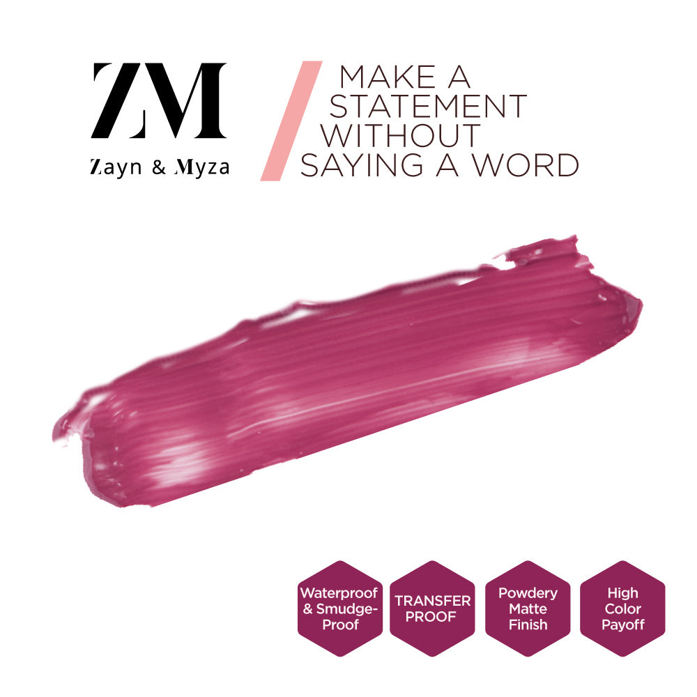 Zayn & Myza Transfer-proof Power Matte Liquid Lip Color (6g)