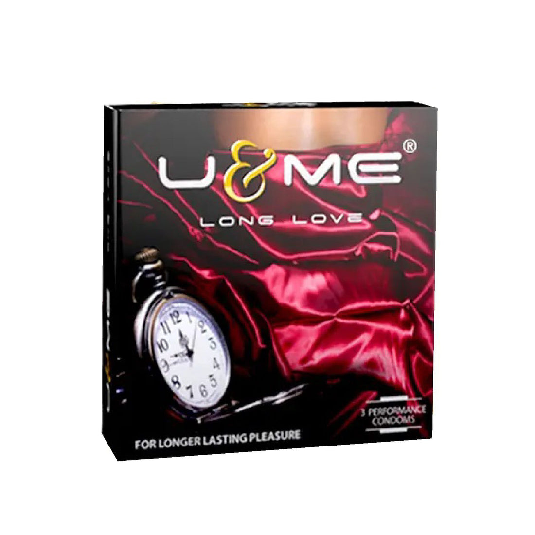 U&amp;Me Long Love Condom 3 piece