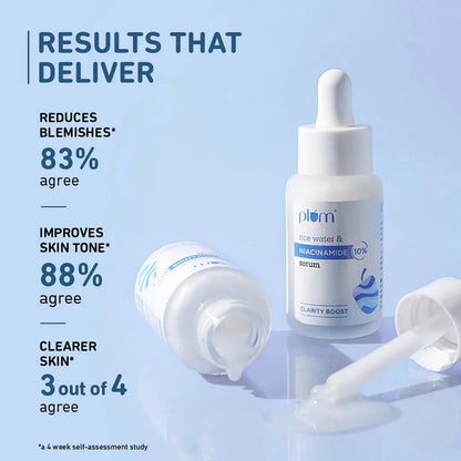 Plum 10% Niacinamide Face Serum with Rice Water (30ml)