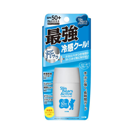 Omi Brotherhood Sun Bears Active Protect Cool Sunscreen SPF 50+ PA++++ 30g