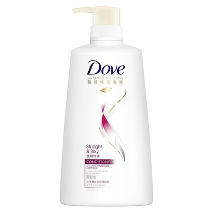 Dove Straight &amp; Silky Conditioner 660ml (Unilever Original)