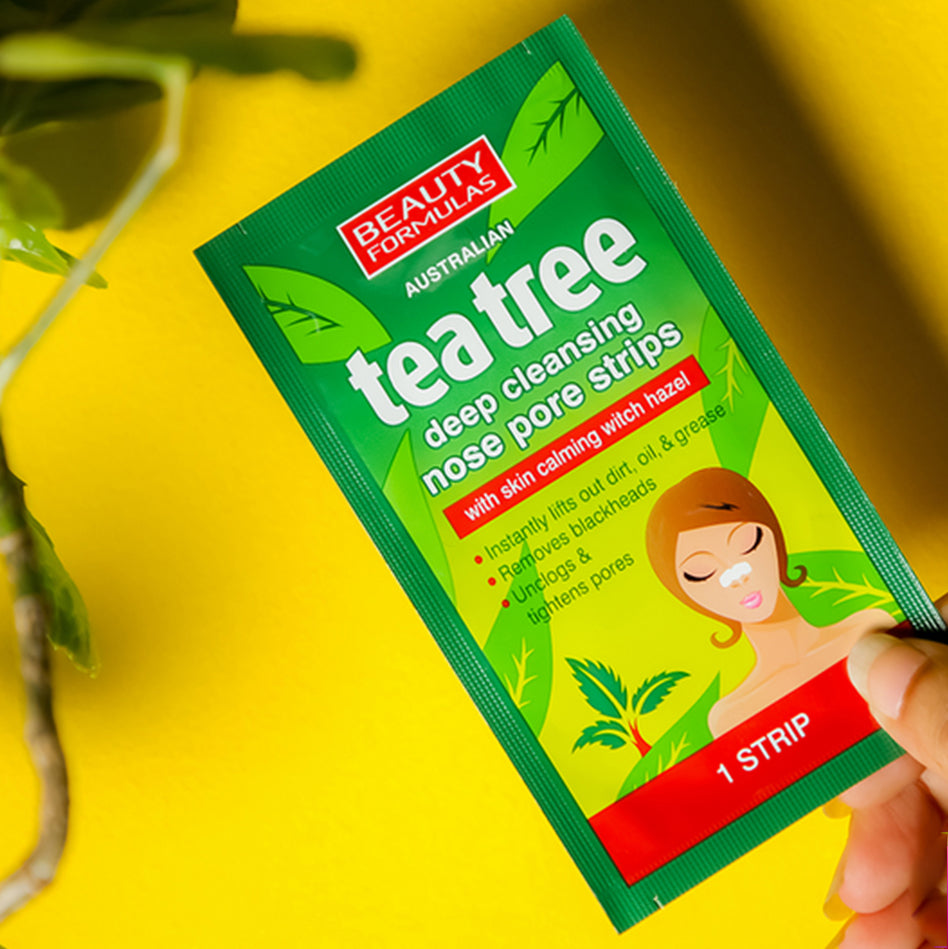 Beauty Formulas Tea Tree Nose Pore Strips 6s