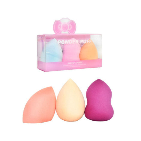Powder Puff Beauty Blender Makeup Sponge 3Pcs